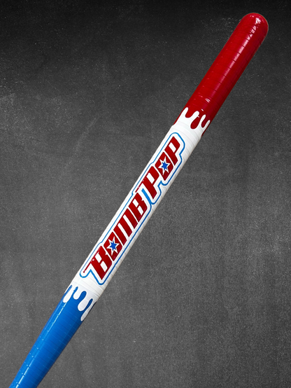 Drip Pop Wiffle Ball Bat - Patriotic Drip Design