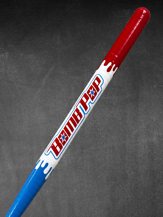 Drip Pop Wiffle Ball Bat - Patriotic Drip Design