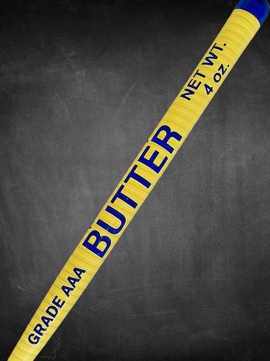 Butter Wiffle Ball Bat - Custom Wrapped Design