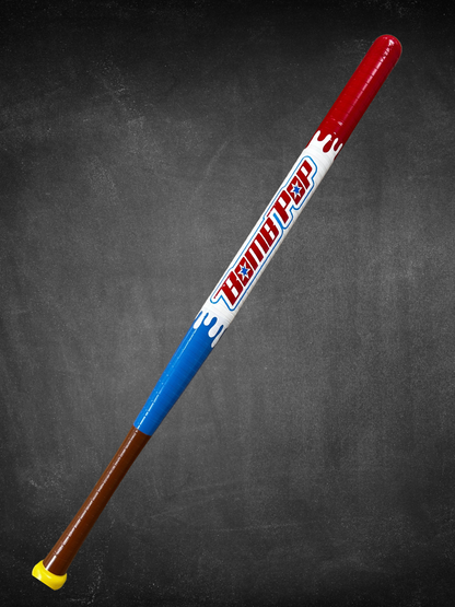 Drip Pop Wiffle Ball Bat - Patriotic Drip Design