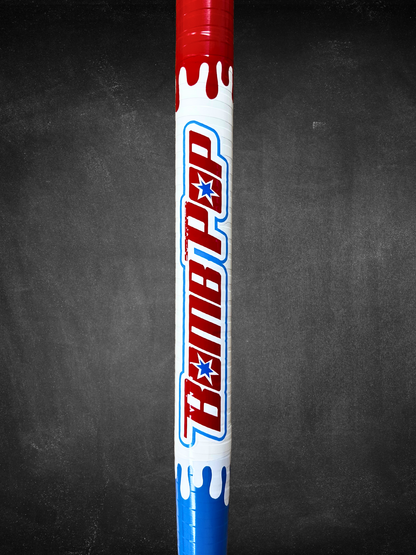 Drip Pop Wiffle Ball Bat - Patriotic Drip Design